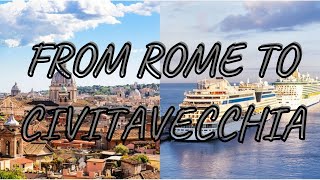 How to Get from Rome Airport FCO to Civitavecchia Cruise Ship Port under 20€ Cheap amp Easy [upl. by Izmar449]