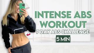 5 min Killer Core Pilates Workout AMRAP  7 Day Abs Challenge  Day 2 [upl. by Aitnauq]