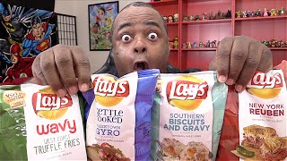 WEIRD LAYS CHIPS TASTE TEST [upl. by Leseil797]