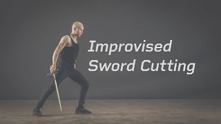 Improvised sword cutting [upl. by Mannie]