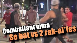 1 combattant MMA va se défendre contre 2 individus en rue  Actualité mma [upl. by Etnor990]