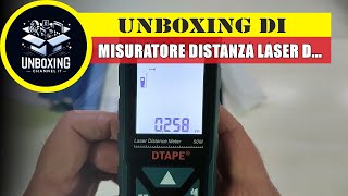 Misuratore Distanza Laser DT50 Telemetro Laser 50M [upl. by Brianna]