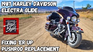 Harley Electra Glide Pushrod Replacement [upl. by Onailimixam]