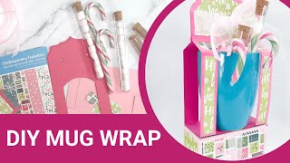 HANDMADE GIFT IDEA Hot Chocolate Mug Wrap  Gift Box Stack with Helen Griffin [upl. by Lotty131]