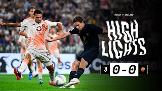 HIGHLIGHTS SERIE A  JUVENTUS 00 ROMA  Koopmeiners Nico and Conceiçãos debut [upl. by Naomi440]