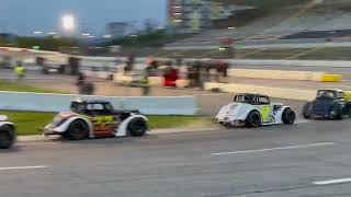 April 19 2024 Oliver Cordell Legends Race at Nashville Fairgrounds Speedway INEX Spring Series [upl. by Leo968]