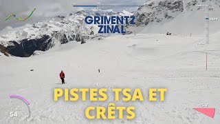 GRIMENTZ  PISTES TSA ET CRÊTS  GOPRO 4K [upl. by Mervin]