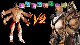 GORO VS KINTARO SHAO KAHN MK9 BABALITY [upl. by Latsirc807]