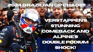 Max Verstappens Epic Comeback from P17 at Brazilian GP 🏆🔥BrazilianGP maxverstappen landonorris [upl. by Ddal]