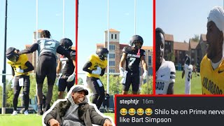 Deion Sanders And Viewers Hilarious Reaction To Shilo And Travis Coach Prime Dance 😂 [upl. by Oiragelo]