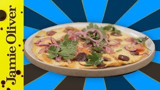 How to Make an Open Spanish Omelette  Jamie Oliver [upl. by Zelten]