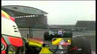 A1GP Shanghai 200708 Sprint Race Highlights [upl. by Weidman411]