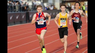 Buchanan Boys Win Arcadia Invite 4x800 Relay [upl. by Anuayek]