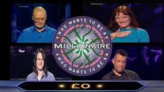 Who Wants To Be A Millionaire  £0 Winners [upl. by Celestyna]