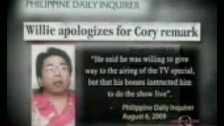 Willie Revillame in trouble for comments on Cory cortege [upl. by Tania]