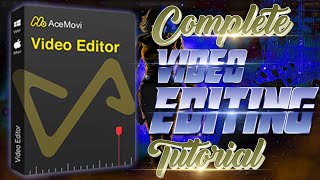 AceMovi Video Editor 2023 Complete Video Editing Tutorial for Beginners [upl. by Aerdna]