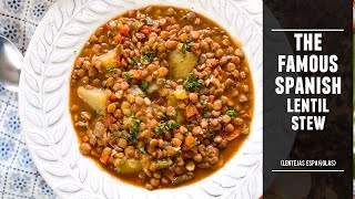 Classic Spanish Lentil Stew  One of Spain´s Most Iconic Dishes [upl. by Mollie]