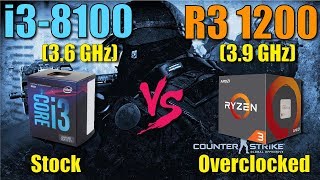 i38100 vs Ryzen 3 1200 39GHz OC [upl. by Luedtke]