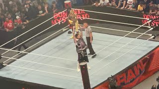 Dominik Mysterio entrance live  Monday Night Raw 07012024 [upl. by Ahsikyw]