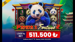 Pandas Fortune 2 🐼  Pandalar Şansı Getirdi  Tam Tamına 511500₺ [upl. by Sadnac]