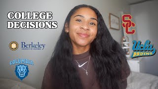 college decision REACTIONS ivy league UC Berkeley etc tips [upl. by Inhoj]