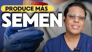 5 ALIMENTOS que AUMENTAN la PRODUCCION DE ESPERMA 🦪 [upl. by Levy99]