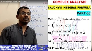 11 Problem of Cauchy Integral Formula in hindi  Problem of cauchy integral theorem  Integral [upl. by Riatsila329]