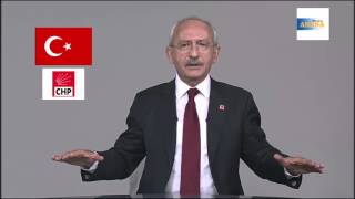 Kemal Kılıçdaroğlu CHP propaganda konuşması TRT 31102015 [upl. by Arlee]