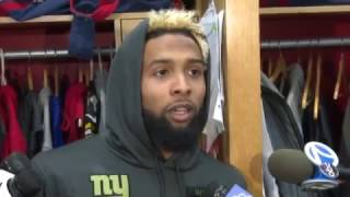 Odell Beckham Jr Interview  Giants vs Lions WEEK 15 [upl. by Nwahsed]