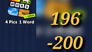 4 pics 1 word LEVEL 196 197 198 199 200  easylevel 4pics1word games [upl. by Diet]