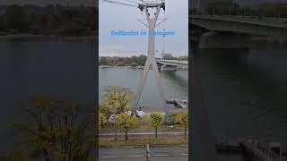 Places to visit in CologneKöln Seilbahn in Cologne [upl. by Eissert]