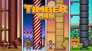 Timberman  Browser Games  Play without download [upl. by Lammaj586]