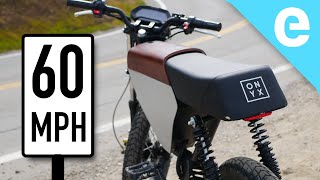 First ride ONYX RCR 60 MPH electric moped [upl. by Ybhsa]