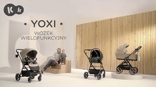 Wózek dziecięcy 2 w 1 YOXI Kinderkraft  Do 27 kg  Z adapterami [upl. by Aihsetel]