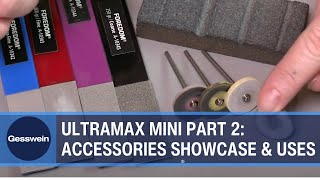 Ultramax Mini Ultrasonic Polisher Accessories Showcase amp Uses for Jewelry  Part 2 [upl. by Egoreg]