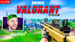 🔴LIVE  Valorant sur Fortnite cest Maintenant  Première personne [upl. by Derr137]