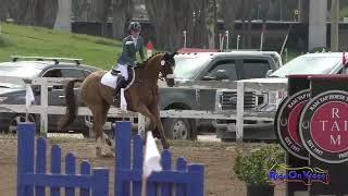 041S Maeson Messmer on Gambling On Jack Preliminary Rider Show Jumping Ram Tap March 2023 [upl. by Lazos]