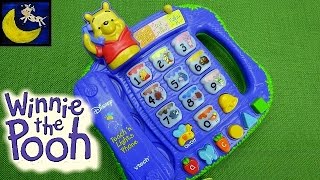 Disney Winnie the Pooh Bear Teach N Lights Phone Toy for Kids from Vtech [upl. by Stuart]