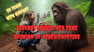 BIGFOOT SHARES HER HONEST OPINION OF OTHER CRYPTIDS EPISODE 771 [upl. by Harmaning]