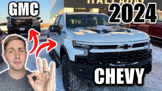 Silverado ZR2 Bison vs Sierra AT4X AEV Package What’s the difference [upl. by Deron140]