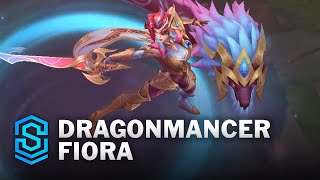 Dragonmancer Fiora Skin Spotlight  PreRelease  PBE Preview  League of Legends [upl. by Booker897]