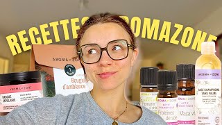 JE TESTE DES RECETTES AROMAZONE  Le romarin aidet’il vraiment à la pousse des cheveux  🌿💆🏼‍♀️🥣 [upl. by Ronyar353]