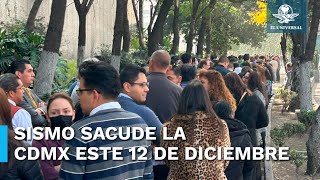 Se registra sismo en la CDMX [upl. by Anbul]