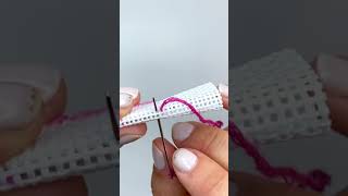 How To Do a Needlepoint Binding Stitch [upl. by Giralda]