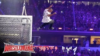 Shane McMahon vs The Undertaker  Hell in a Cell Match WrestleMania 32 on WWE Network [upl. by Haet]