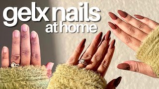 How To Do Gel X Nails At Home  EASY AND AFFORDABLE  in depth tutorial beginner friendly [upl. by Araminta]