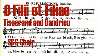 O Filii et Filiae by Tisserand and Dandrieu [upl. by Wylde]