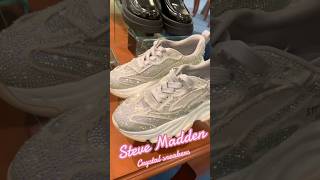 Steve Madden iridescent crystal sneakers shoes fashion [upl. by Terrena642]