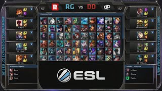 Reason Gaming vs Different Dimension Game 1  EU LCS Expansion Tournament Spring 2015  RG vs DD G1 [upl. by Ludly]