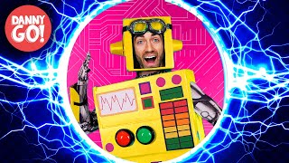 The Robot Dance ⚡️HYPERSPEED REMIX⚡️ Danny Go Songs for Kids [upl. by Chrystal682]